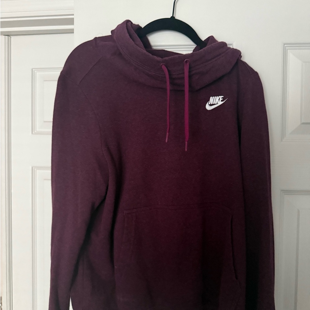 Nike Women's Cowl Neck Sweater in Deep Purple